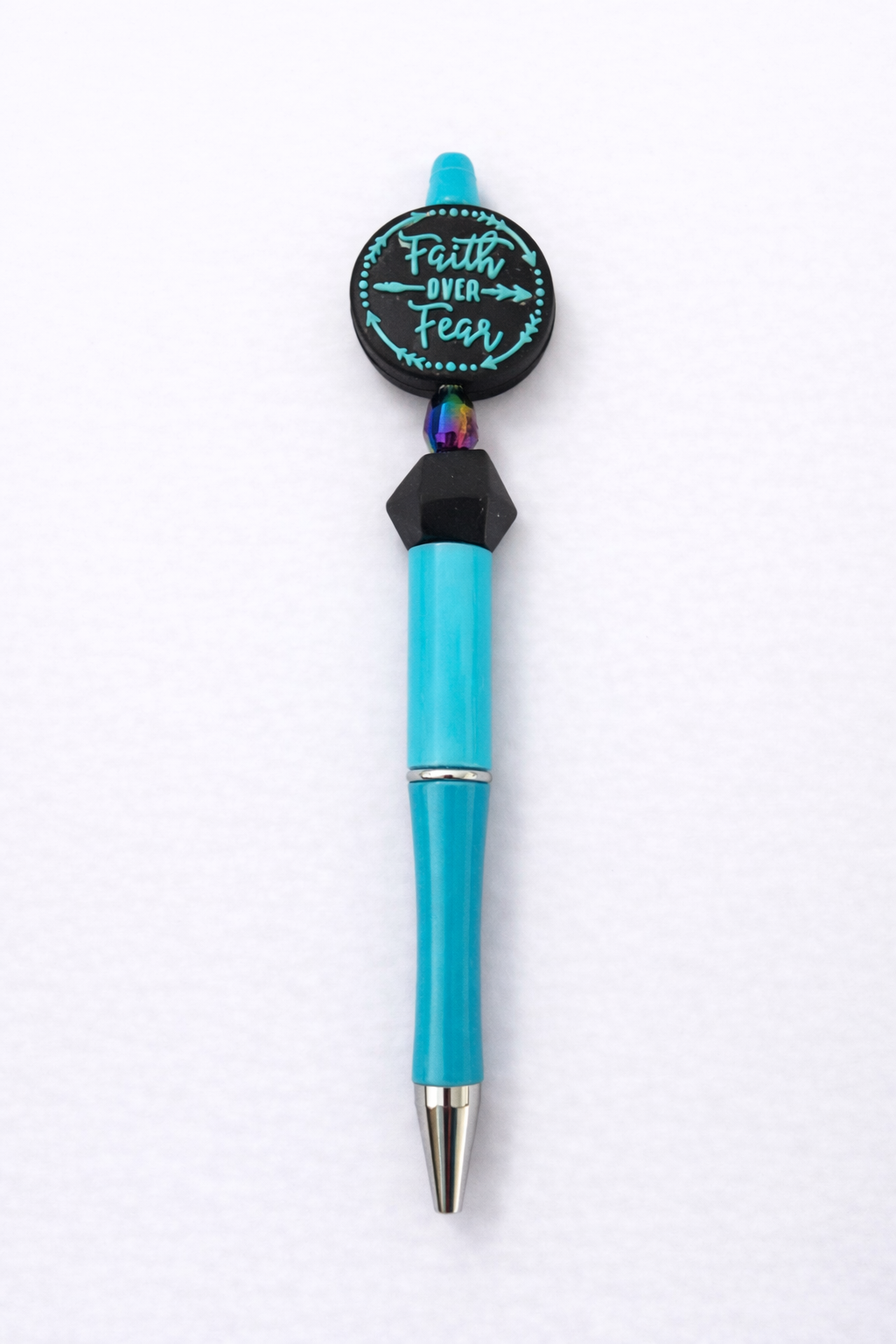 Faith Over Fear Beaded Pens