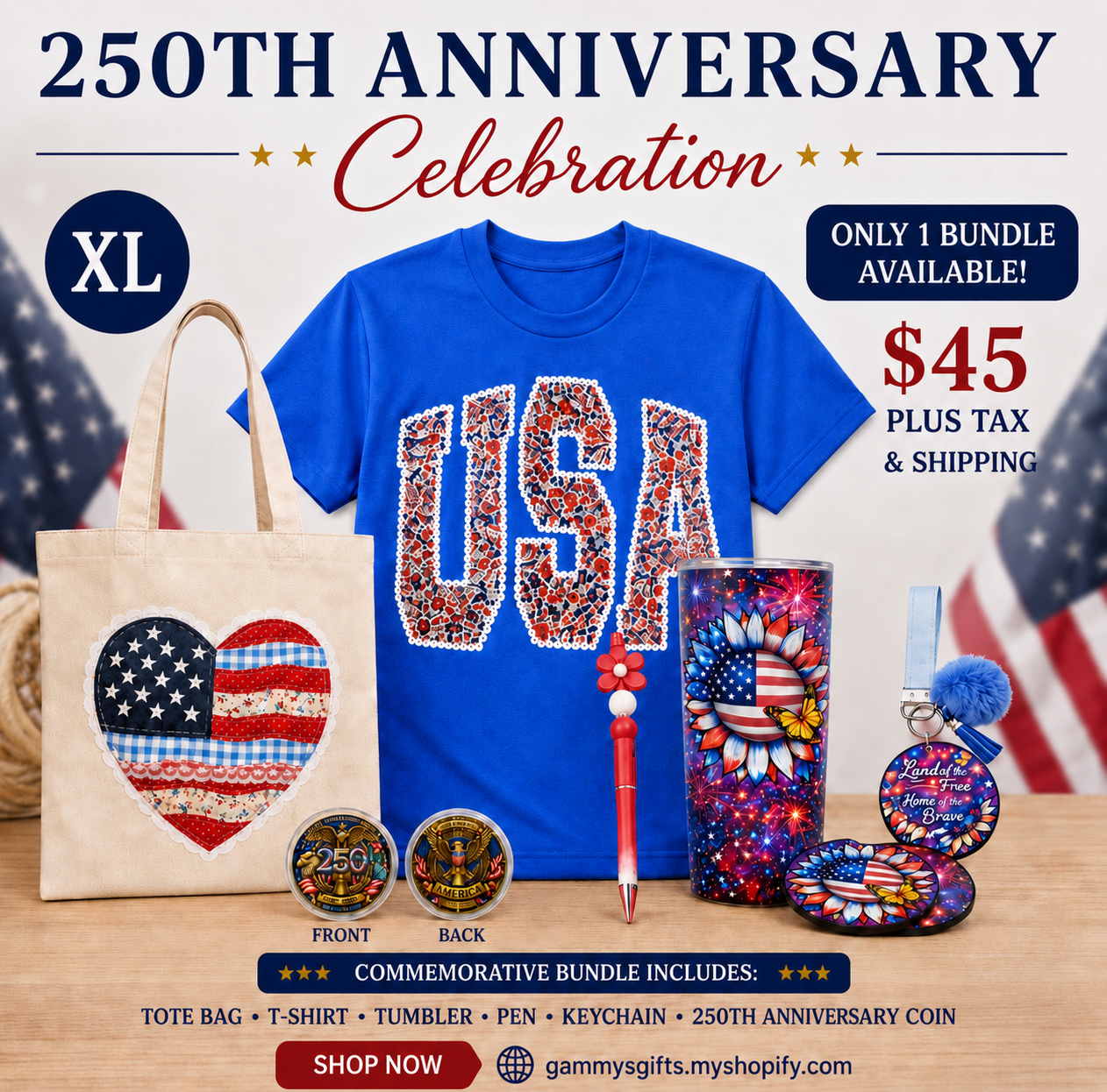🇺🇸 250th Anniversary Celebration Bundle – Limited Edition! 🇺🇸