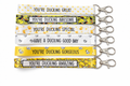 You’re Ducking Awesome! 6pcs wristlet keychain