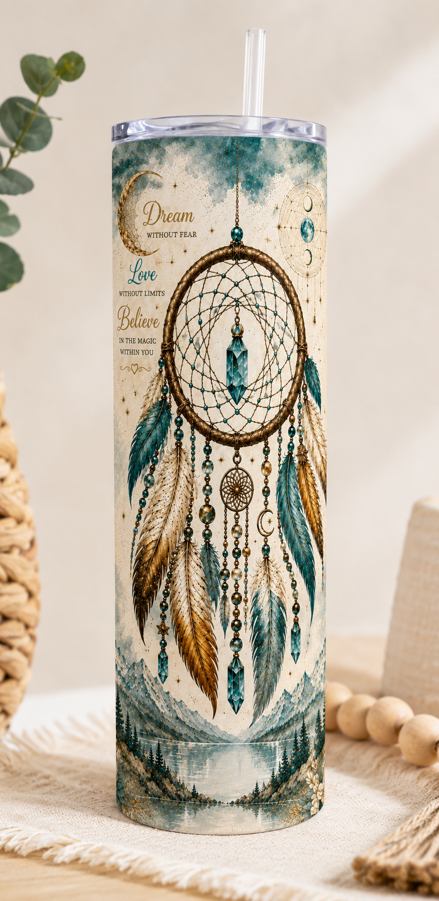 Mystical Dreamcatcher 20 oz Stainless Steel Tumbler