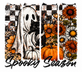 👻🍂 Spooky Season Ghost & Black Cat T-Shirt 🍂👻