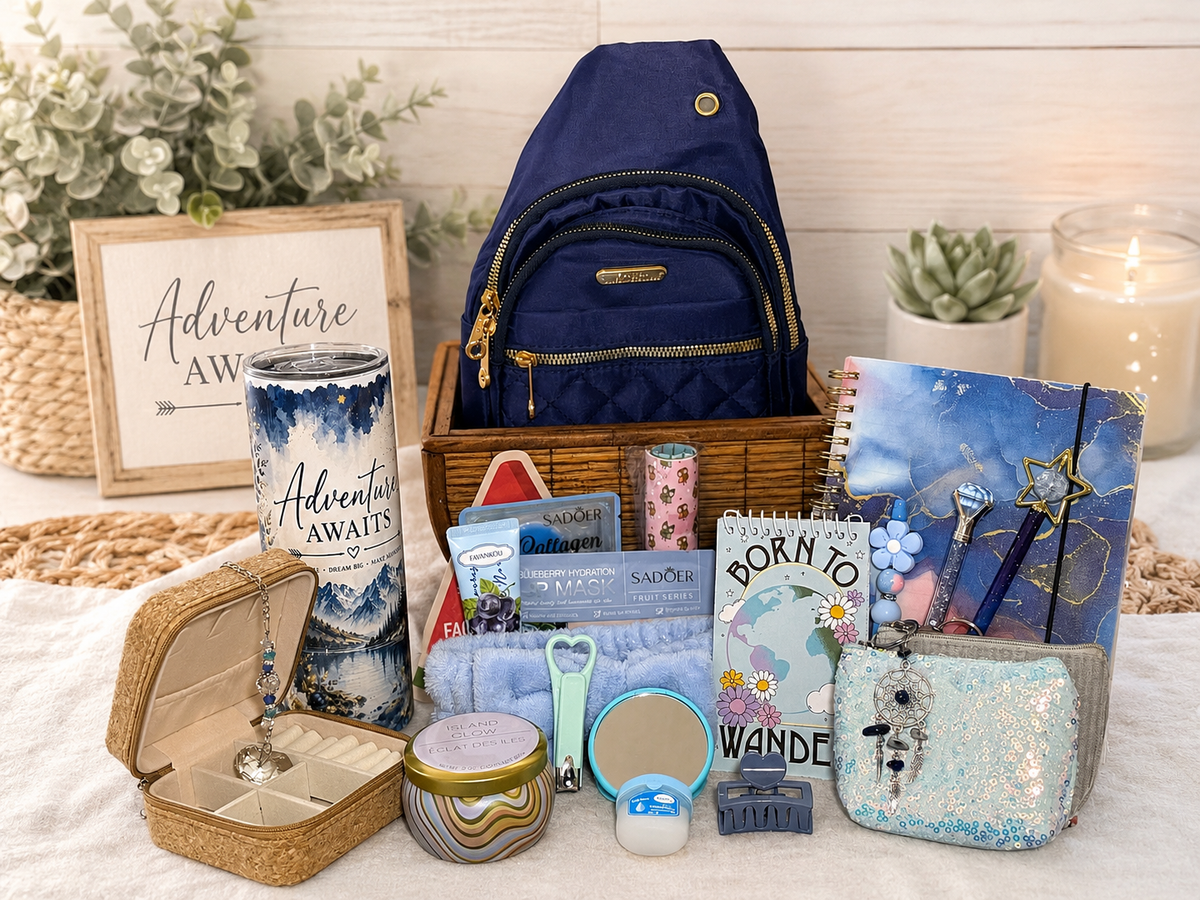 🌎 Adventure Awaits Deluxe Self-Care Gift Bundle