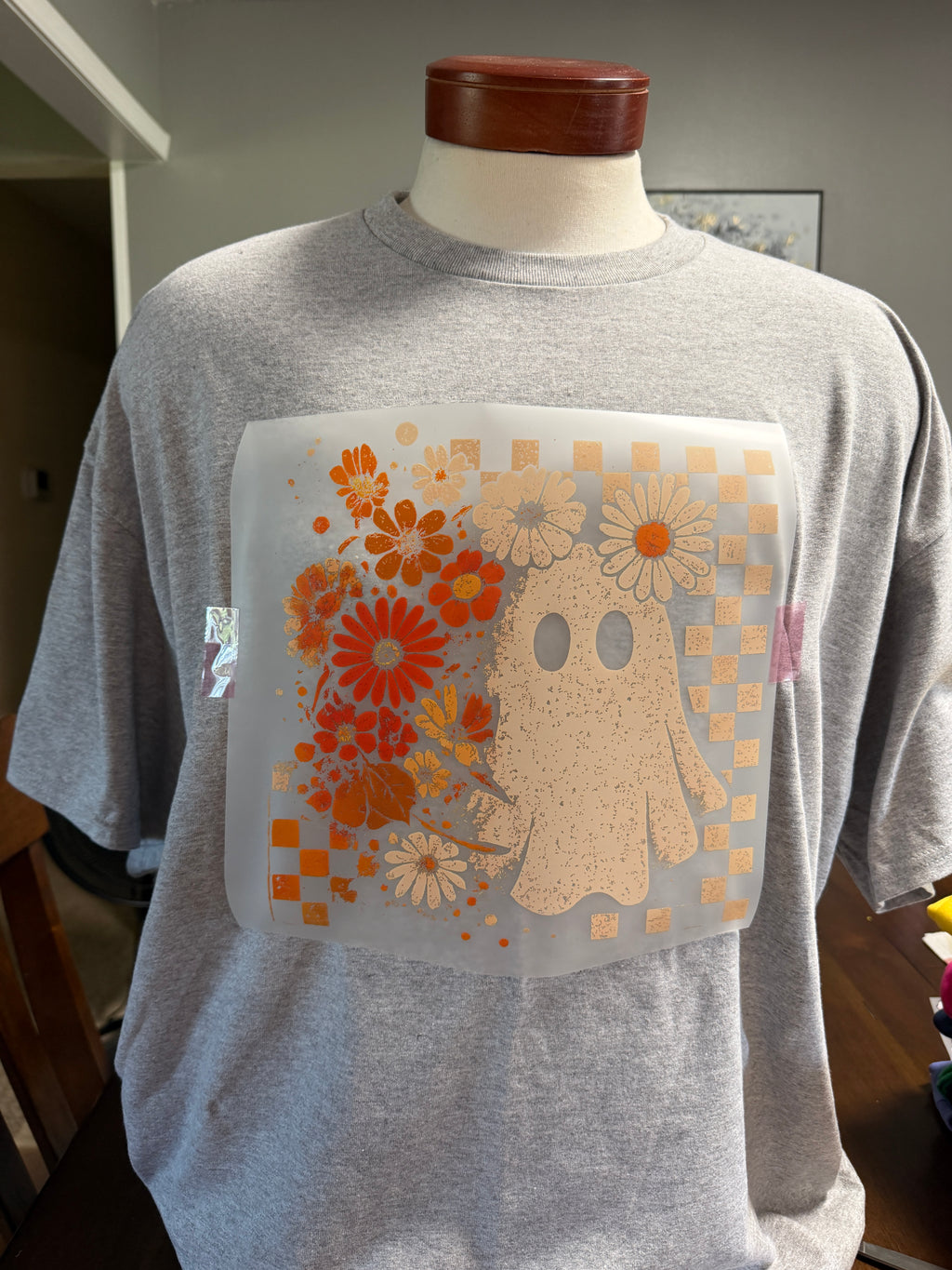👻🌼 Vintage Floral Ghost Tee 🌼👻