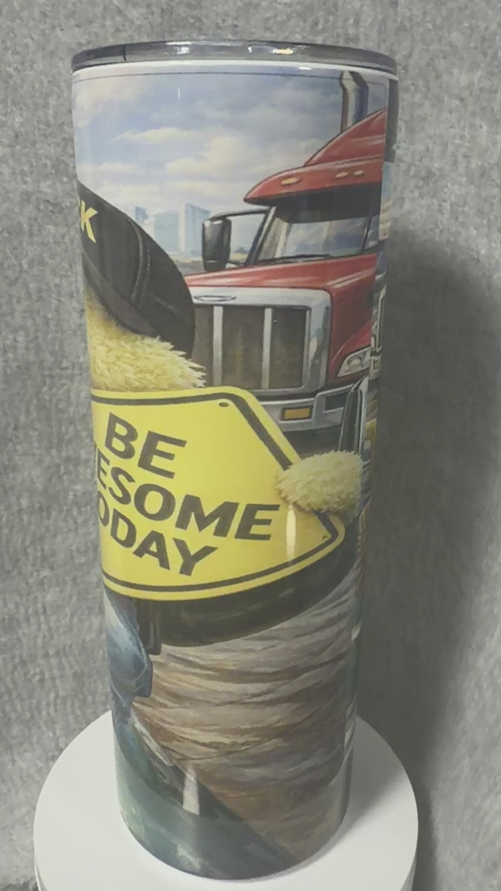 🦆 “Be Awesome Today” Duck in Truck 20 oz Tumbler 🚛